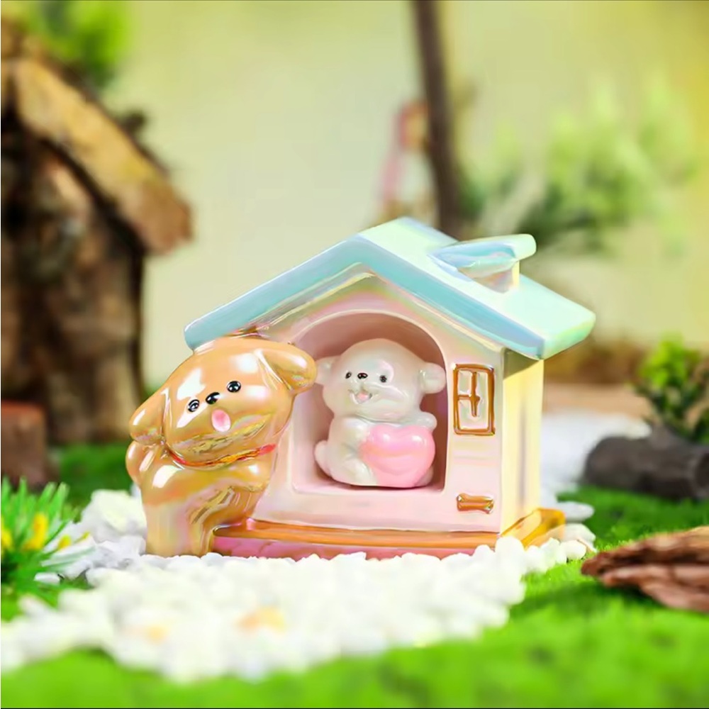 NWOT Line Dog Figurine Happy Series Blind Box